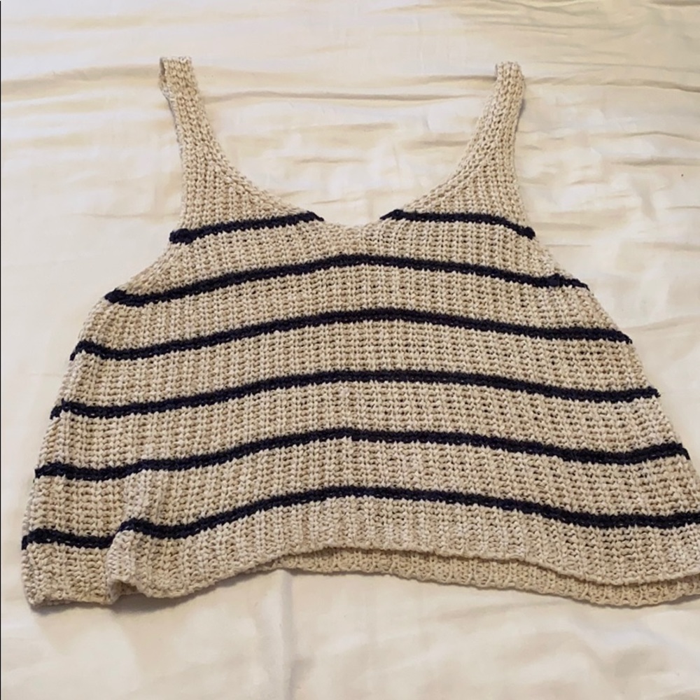 Knit sweater tank